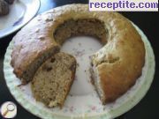 снимка 5 към рецепта Бананов кекс с орехи