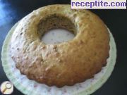 снимка 3 към рецепта Бананов кекс с орехи