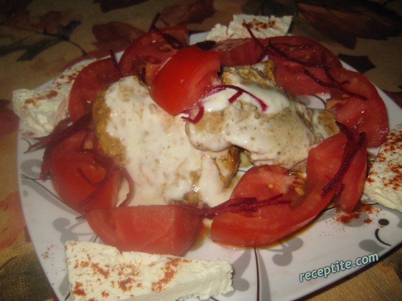 Снимки към Мариновано пилешко с кисело мляко