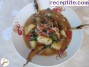 снимка 1 към рецепта Заешка яхния със зеленчуци