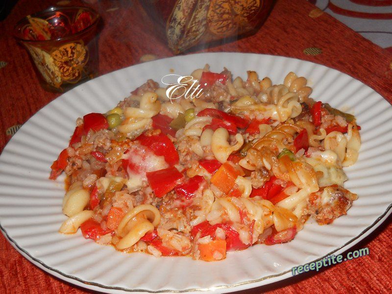Снимки към Мързеливи пълнени чушки