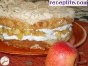 снимка 16 към рецепта Торта с ябълкова плънка