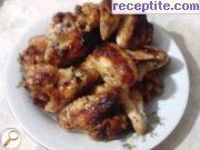Печени пилешки крилца в халогенна фурна