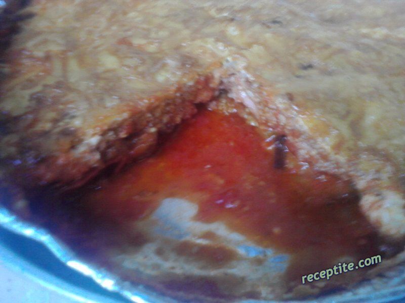 Снимки към Патладжани с доматен сос