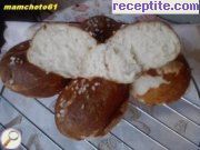 снимка 3 към рецепта Хлебчета с морска сол в халогенна фурна