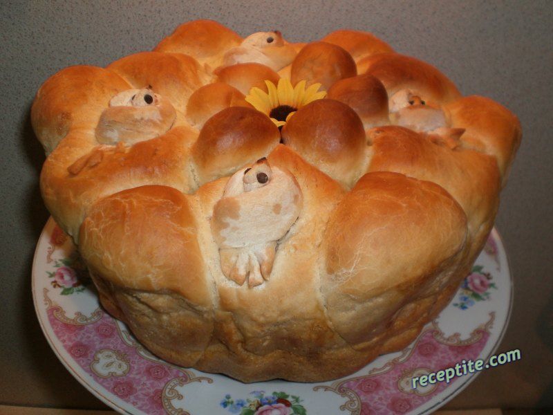 Снимки към Питка с украса