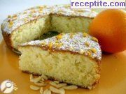 снимка 1 към рецепта Портокалово-лимонов сладкиш с бадеми и зехтин