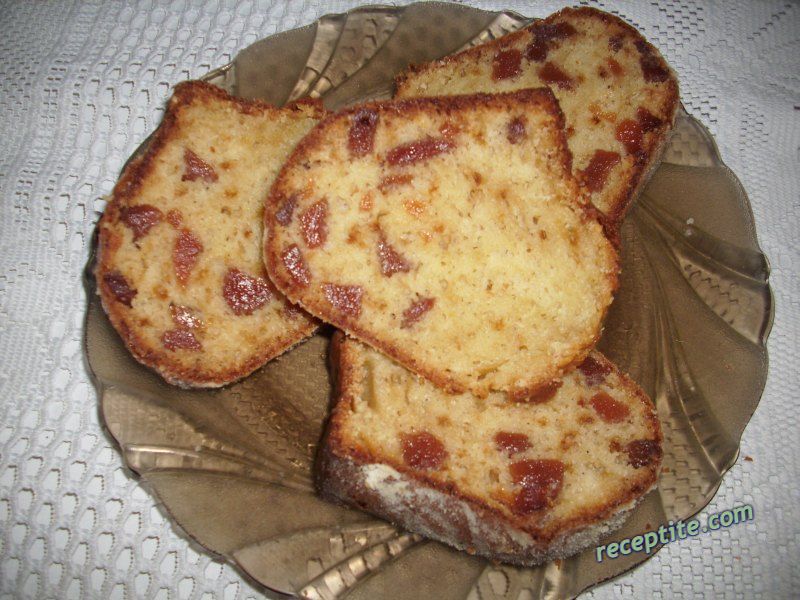 Снимки към Какаов кекс със сладко