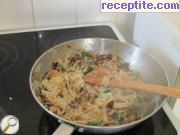 снимка 1 към рецепта Оризови спагети със скариди