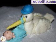 снимка 21 към рецепта Фондан от бонбони маршмелоу
