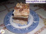 снимка 5 към рецепта Торта на три пласта Вальо