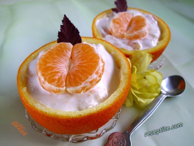 Снимки към Портокали с крем