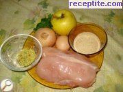 снимка 4 към рецепта Пилешки кюфтенца с ябълка