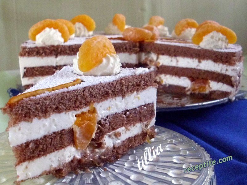 Снимки към Торта *Мандаринов рай*