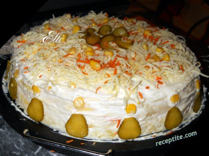 Снимки към Солена палачинкова торта