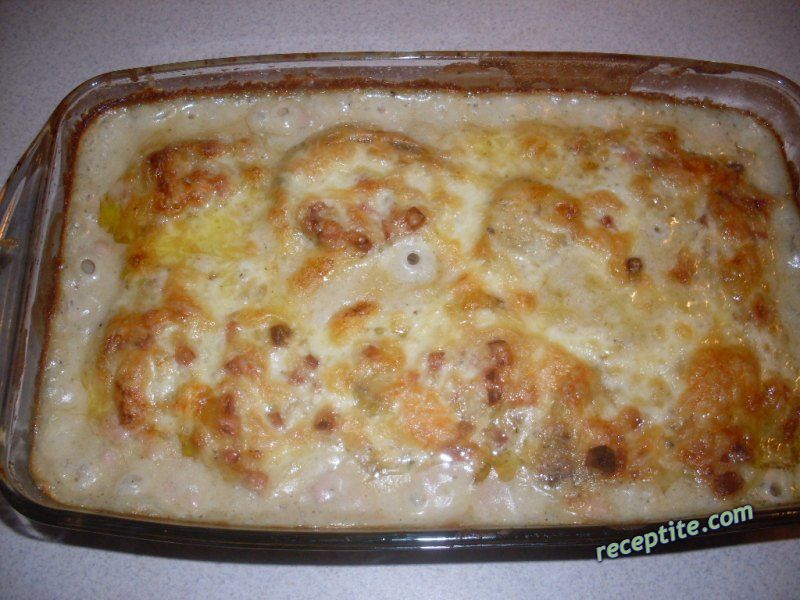 Снимки към Картофи с Бешамел