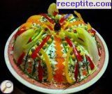 снимка 7 към рецепта Солена палачинкова торта с риба тон