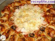 снимка 16 към рецепта Пица Цвете