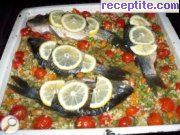 Риба със зеленчуци на фурна