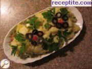 снимка 13 към рецепта Картофена салата с кромид лук