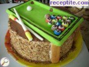 снимка 79 към рецепта Медено-захарно тесто за украса на торти