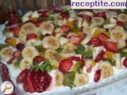 снимка 5 към рецепта Плодова пита с ванилов крем