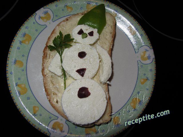 Снимки към Сандвич *Снежен човек *