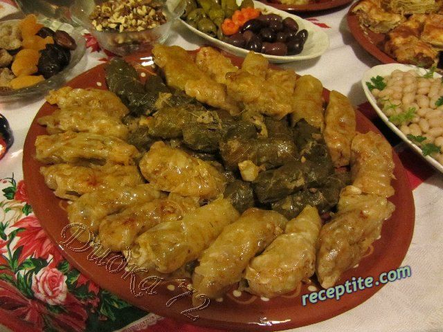Снимки към Зелеви сарми със зрял фасул и ориз