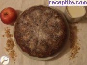 снимка 5 към рецепта Ябълков сладкиш с орехи