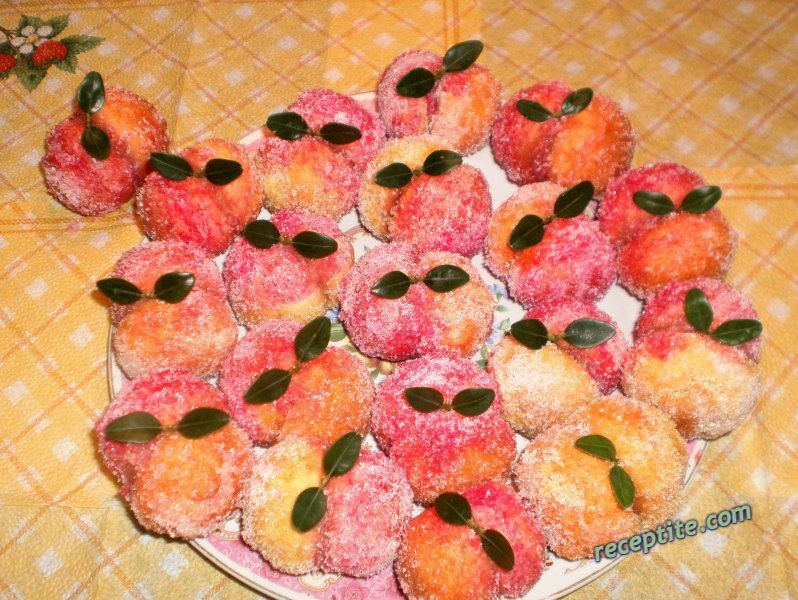 Снимки към Прасковки с крем