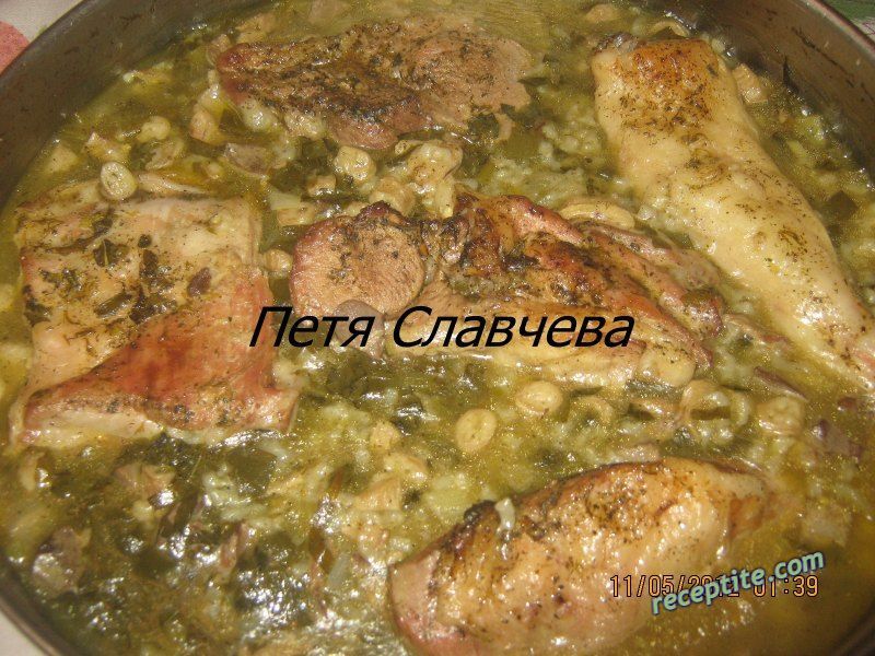 Снимки към Агнешко с дроб-сарма и спанак