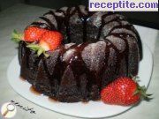 снимка 1 към рецепта Шоколадов кекс с течен шоколад