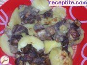 снимка 2 към рецепта Гъби с картофи на фурна