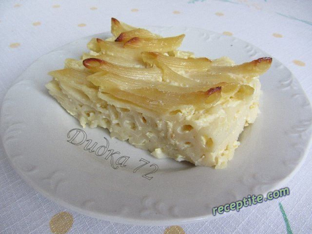 Снимки към Макарони с карамел