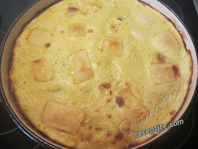 Снимки към Тиквички с картофи на фурна