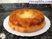 снимка 5 към рецепта Сладкиш с карамел и нектарини