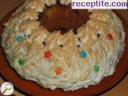 снимка 4 към рецепта Кекс с локум и орехи