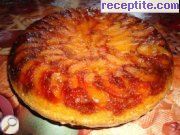 снимка 8 към рецепта Сладкиш с карамел и нектарини