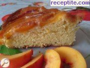 снимка 10 към рецепта Сладкиш с карамел и нектарини