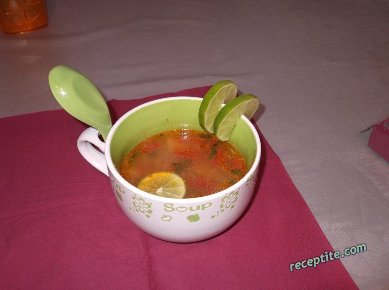 Снимки към Супа с грах