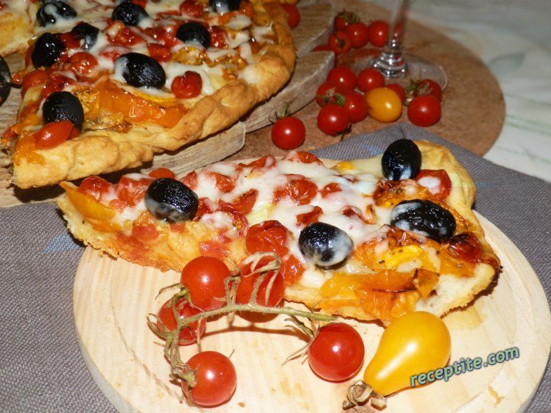 Снимки към Тарта с домати *Tarte aux tomates*