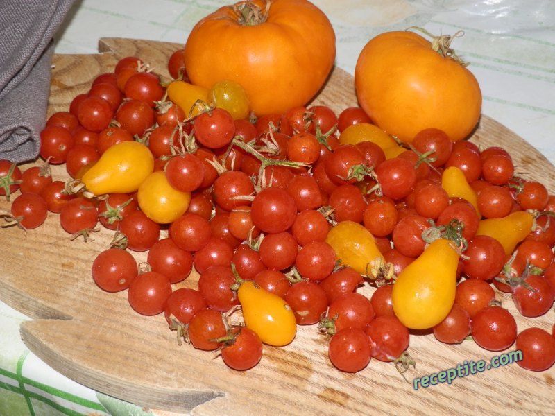 Снимки към Тарта с домати *Tarte aux tomates*