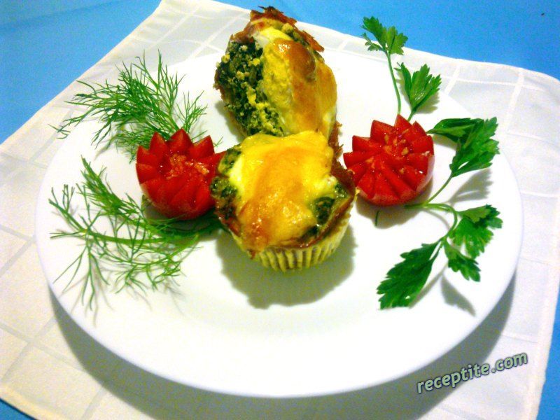 Снимки към Яйца печени във формички за мъфини (M*oeufins)