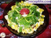 снимка 8 към рецепта Зелена салата с яйца