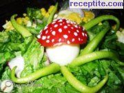 снимка 9 към рецепта Зелена салата с яйца