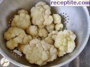 снимка 3 към рецепта Печен карфиол или броколи с бял сос