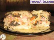 снимка 1 към рецепта Руло от свинско бонфиле с бекон и сушени гъби