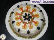 снимка 6 към рецепта Солена торта *Наслада*