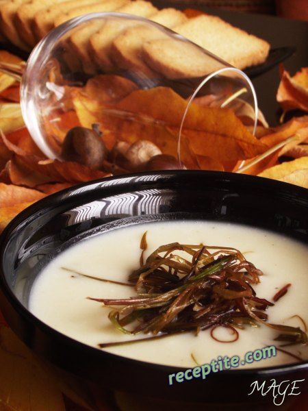 Снимки към Крем-супа от праз, карфиол и грис
