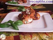 снимка 1 към рецепта Палачинки с червени чушки и маслини